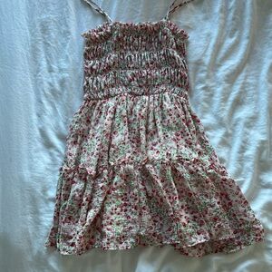 Lulu's Red Smocked Tiered Sundress
